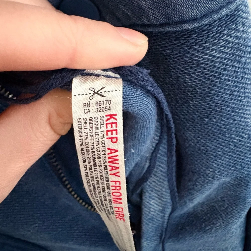 Free People Timko Onesie Washed Blue Snap-Front Jumpsuit – Large - Picture 6 of 7